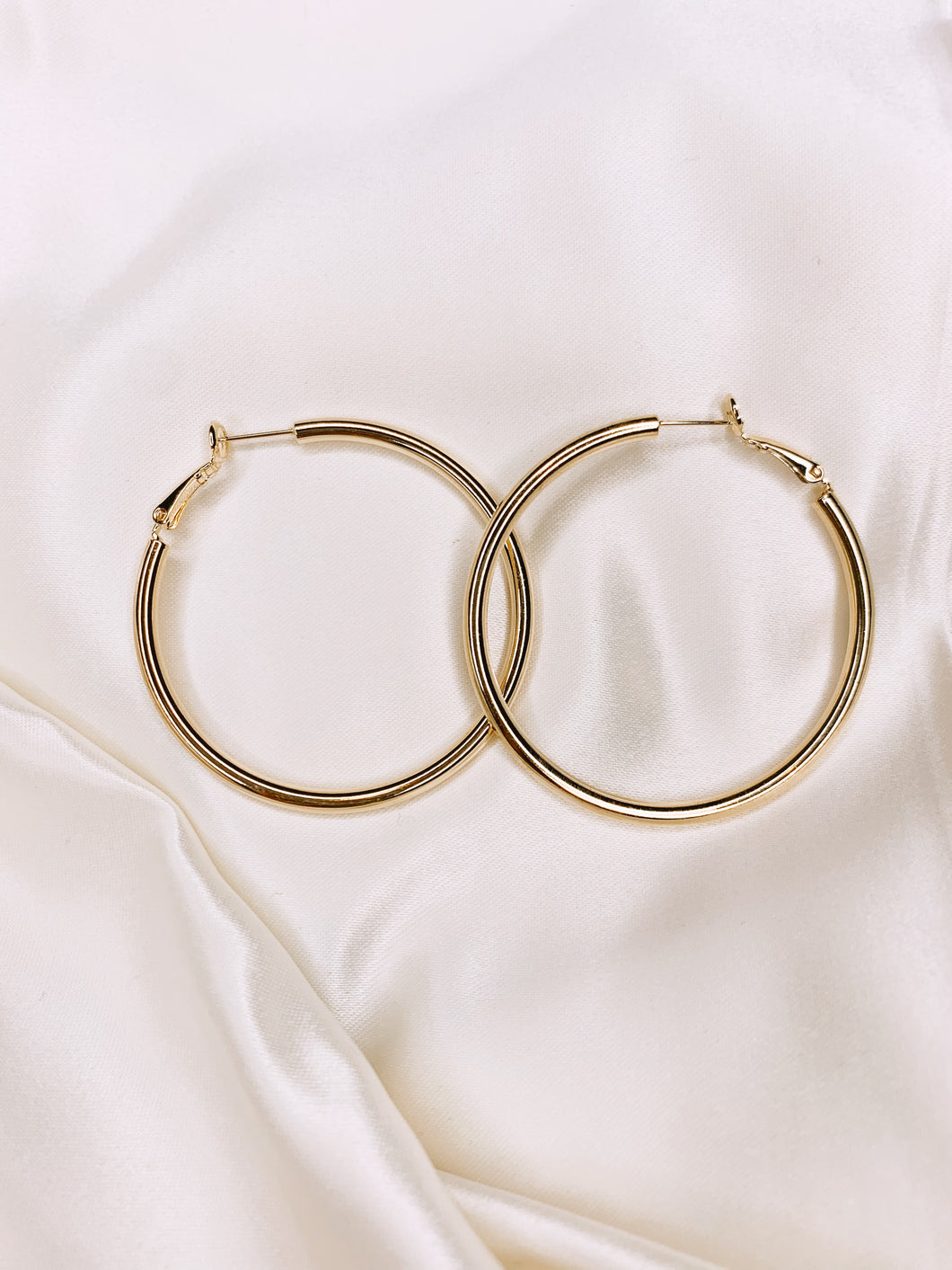 Rounded Gold Hoops